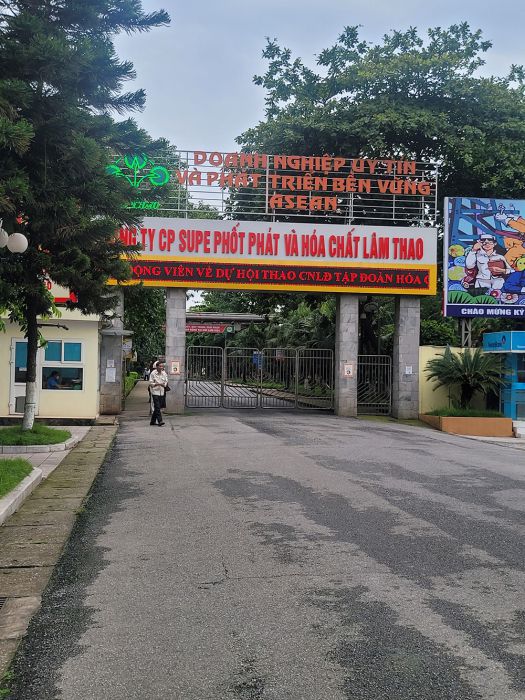 Nhà máy Supe Phốt Phát Lâm Thao Phú Thọ