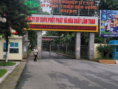 Nhà máy Supe Phốt Phát Lâm Thao Phú Thọ